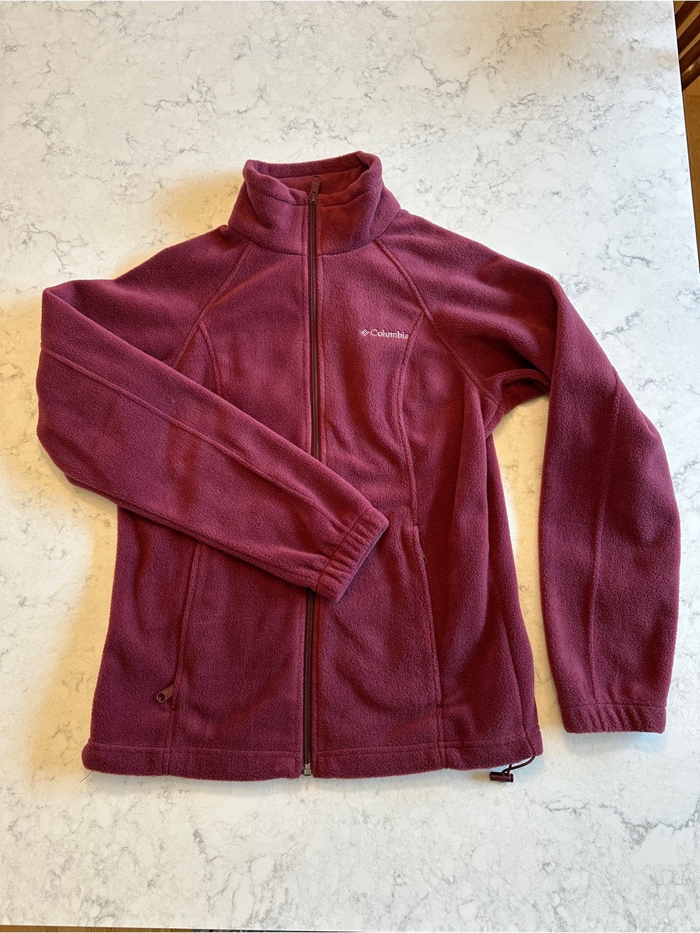 Columbia Women’s Full-Zip Fleece Jacket - Wine